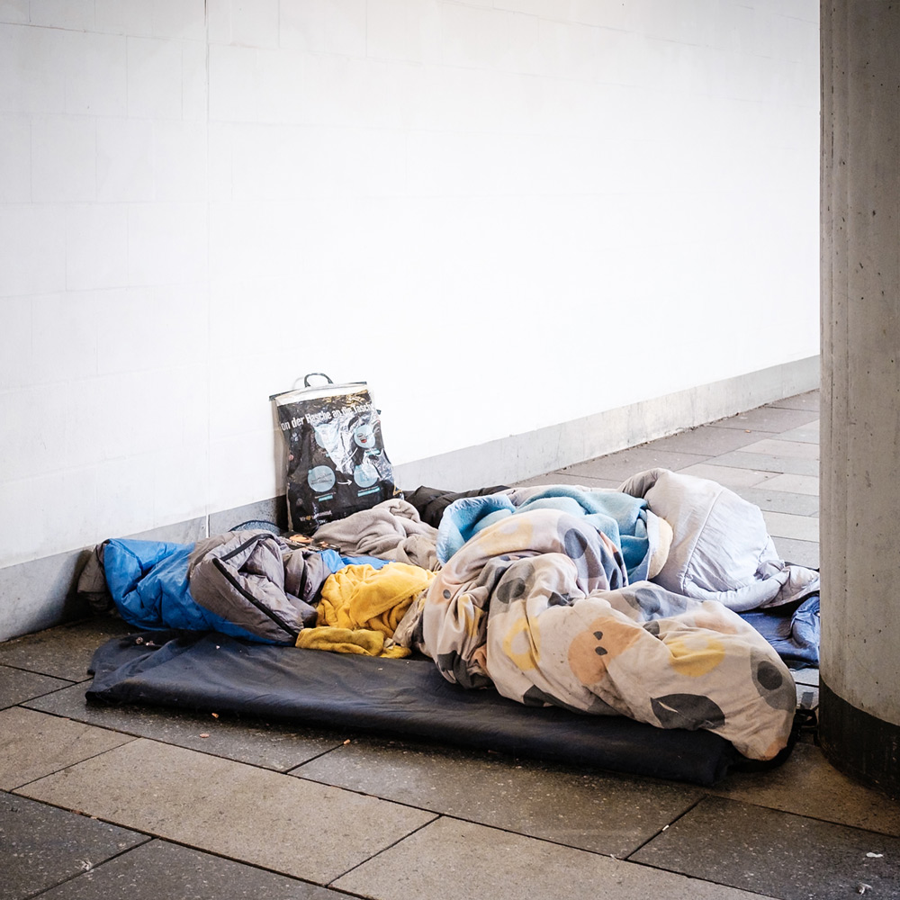 Hilfe für Obdachlose